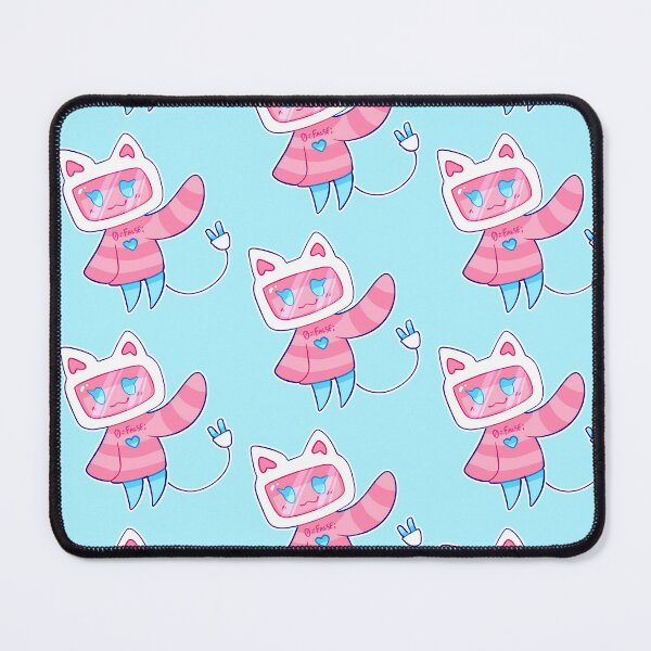 Item preview, Copy of tv neko cat girl coder programmer kawaii aesthetic designed and sold by pigeonplushie.
