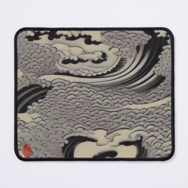 Item preview, Dark japanese sea waves designed and sold by ArtySaxon.