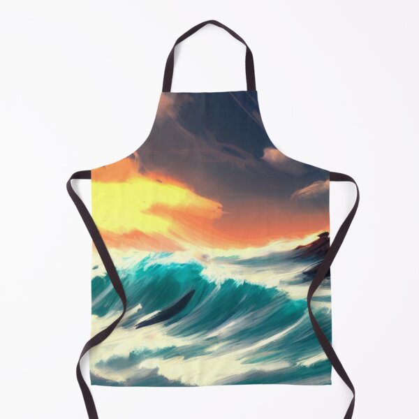 Item preview, Ocean Waves Painting Series - Painting 1 - Throw Pillows and Prints.  designed and sold by ScatterHub.