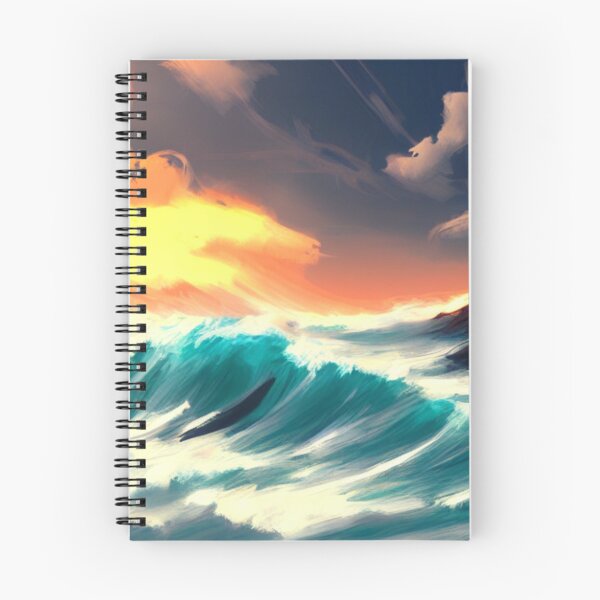 Item preview, Ocean Waves Painting Series - Painting 1 - Throw Pillows and Prints.  designed and sold by ScatterHub.