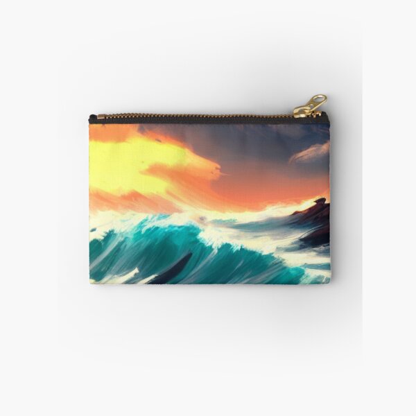 Item preview, Ocean Waves Painting Series - Painting 1 - Throw Pillows and Prints.  designed and sold by ScatterHub.
