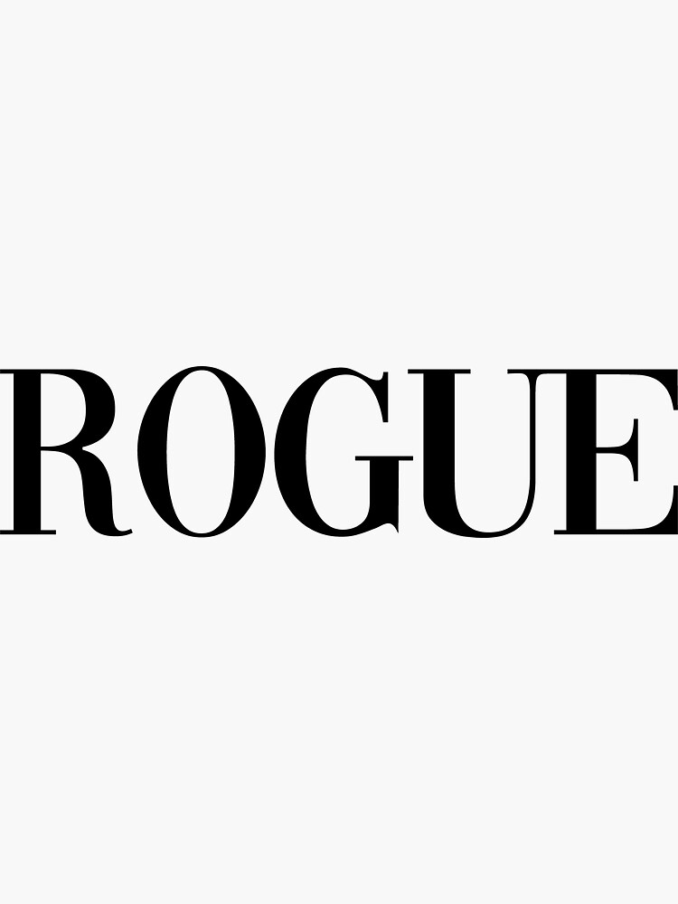 "Gone Rogue " Sticker for Sale by FizzyMilk Redbubble