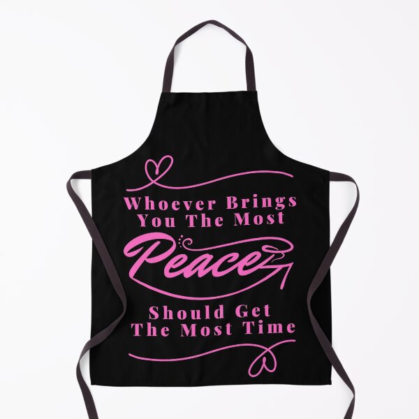 Item preview, Whoever brings you the most peace should get the most time : good life quote , gifts for you lover designed and sold by MokonoKokoro.