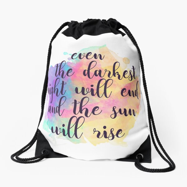 Darkest Night #2 Drawstring Bag