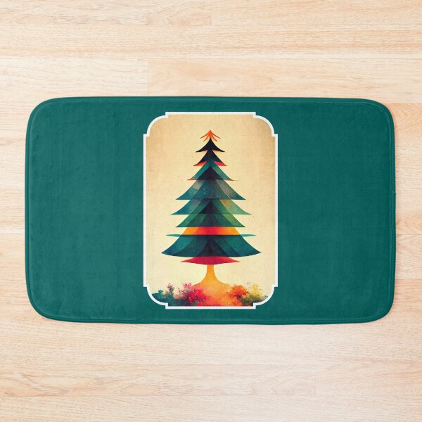 Item preview, Joyful Surrealistic Geometric Art Christmas Tree  designed and sold by TMBTM.