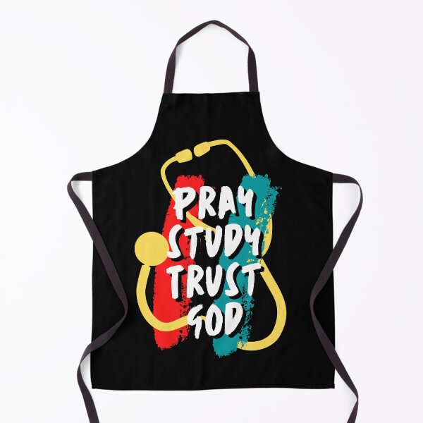 Item preview, Pray Study Trust God Medical Student Stehoscope designed and sold by doctors-apparel.