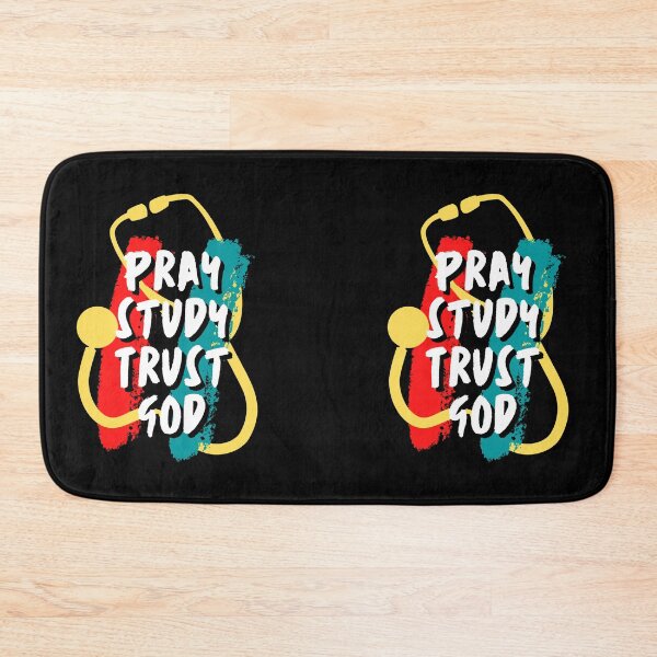 Item preview, Pray Study Trust God Medical Student Stehoscope designed and sold by doctors-apparel.