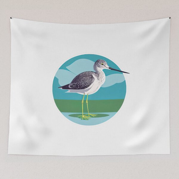 Item preview, Vintage Bird Illustration, Single Bird Common Greenshank designed and sold by T-Shirt-Depot.