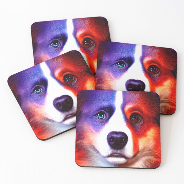 Item preview, australian shepherd cyberpunk dog #5 designed and sold by supeart.