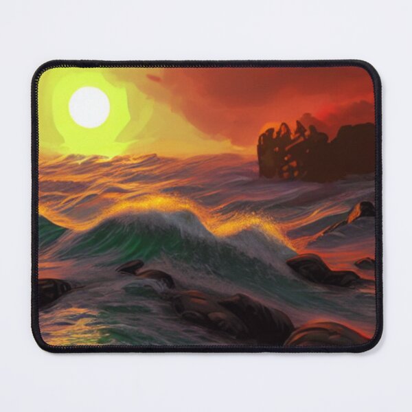 Item preview, Ocean Waves Painting Series - Painting 2 - Throw Pillows and Prints. designed and sold by ScatterHub.