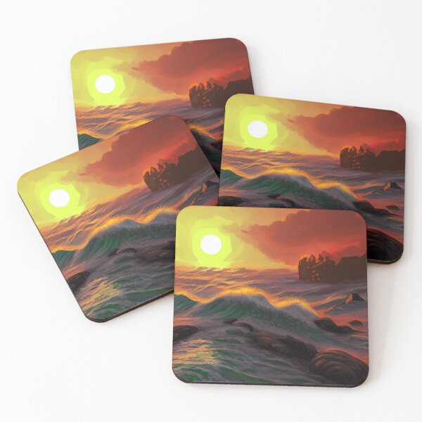 Item preview, Ocean Waves Painting Series - Painting 2 - Throw Pillows and Prints.  designed and sold by ScatterHub.
