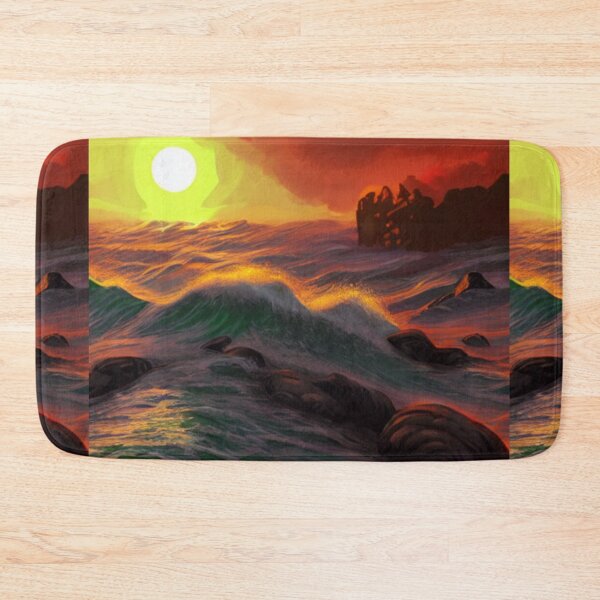 Item preview, Ocean Waves Painting Series - Painting 2 - Throw Pillows and Prints.  designed and sold by ScatterHub.