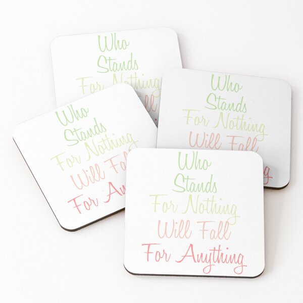 Item preview, Who Stands For Nothing Will Fall For Anything designed and sold by Amazigh-i7orran.