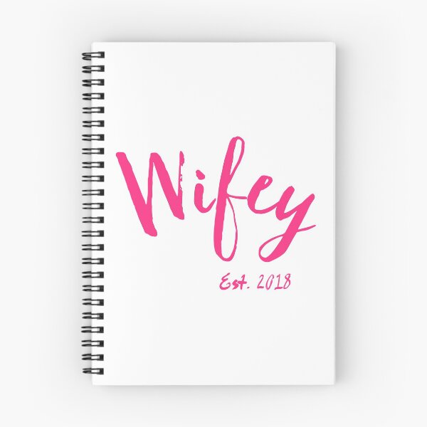 Item preview, Wifey est. 2018. Bridal wifey shirt for getting married 2018 designed and sold by WOWe.