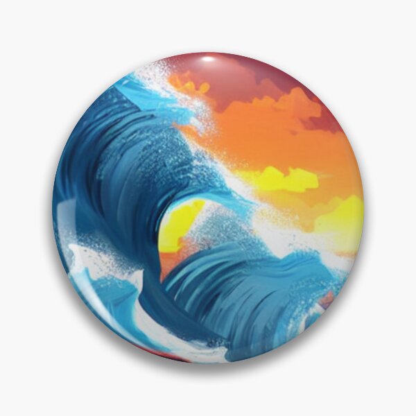 Item preview, Ocean Waves Painting Series - Painting 3 - Throw Pillows and Prints.  designed and sold by ScatterHub.