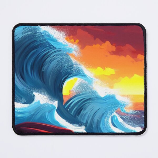 Item preview, Ocean Waves Painting Series - Painting 3 - Throw Pillows and Prints. designed and sold by ScatterHub.