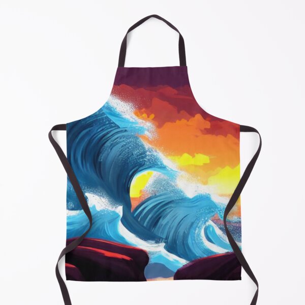 Item preview, Ocean Waves Painting Series - Painting 3 - Throw Pillows and Prints.  designed and sold by ScatterHub.