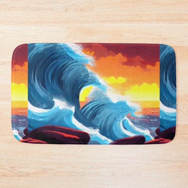 Item preview, Ocean Waves Painting Series - Painting 3 - Throw Pillows and Prints.  designed and sold by ScatterHub.