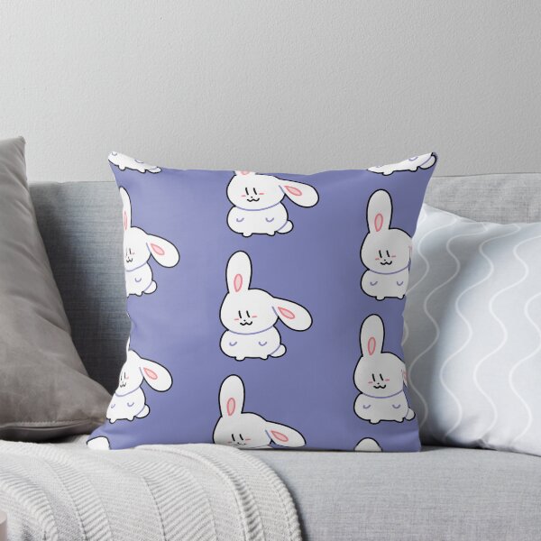 Item preview, blue funny bunny rabbit chungus meme fat chubby designed and sold by pigeonplushie.