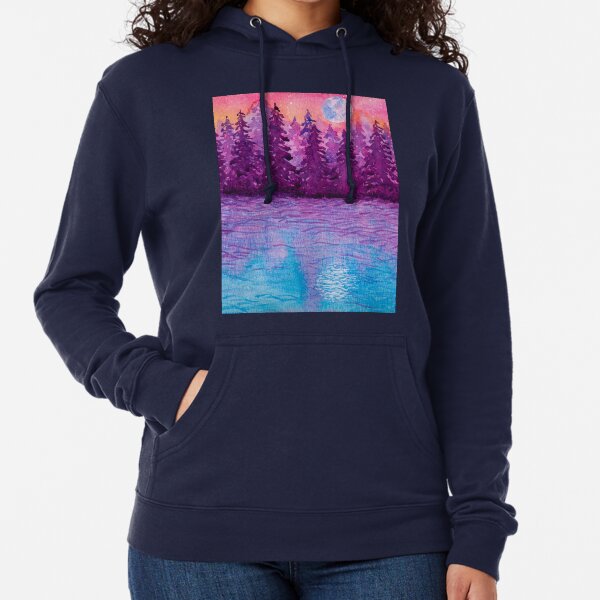Pink sunset dreams Lightweight Hoodie