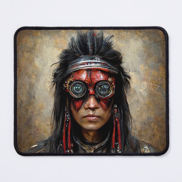 Item preview, Steampunk Cherokee red Indian designed and sold by designmetaspace.