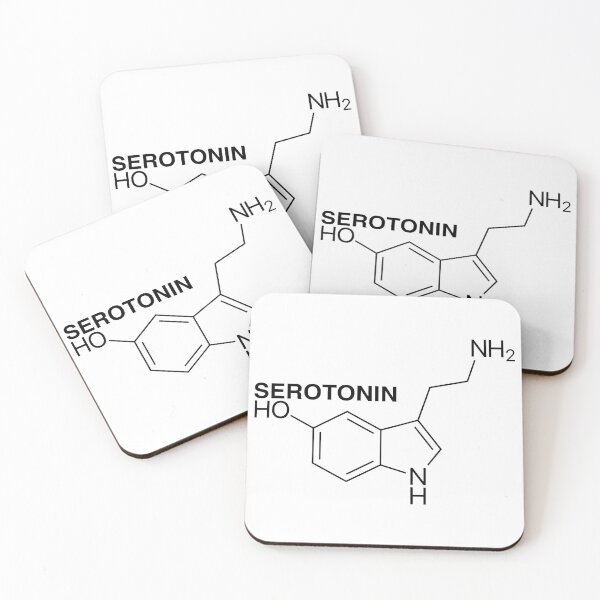 Item preview, SEROTININ chemical structure designed and sold by akxnksha04.