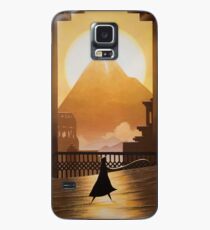 goldener Sand Hülle & Klebefolie für Samsung Galaxy