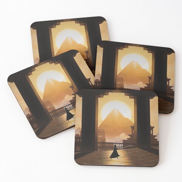 Golden Sands Coasters (Set of 4)