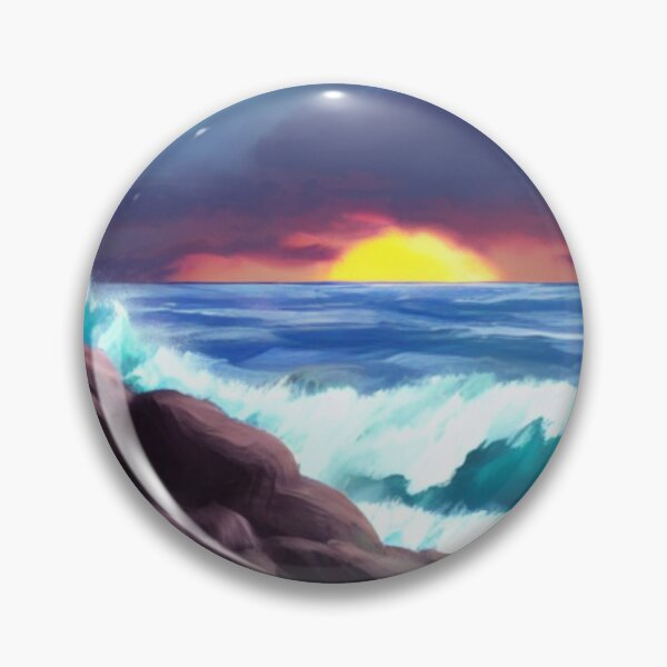 Item preview, Ocean Waves Painting Series - Painting 4 - Throw Pillows and Prints.  designed and sold by ScatterHub.