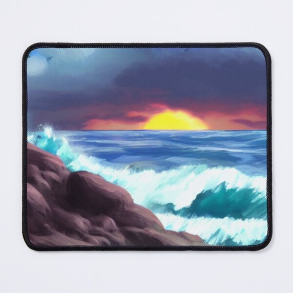 Item preview, Ocean Waves Painting Series - Painting 4 - Throw Pillows and Prints. designed and sold by ScatterHub.