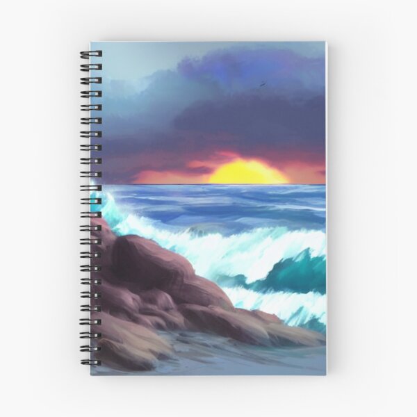 Item preview, Ocean Waves Painting Series - Painting 4 - Throw Pillows and Prints.  designed and sold by ScatterHub.