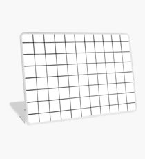 Weißes Gitter Laptop Skin