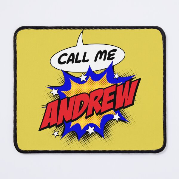 Item preview, Personalised Call Me Andrew Pop Art Comic Design designed and sold by CandOCreative.