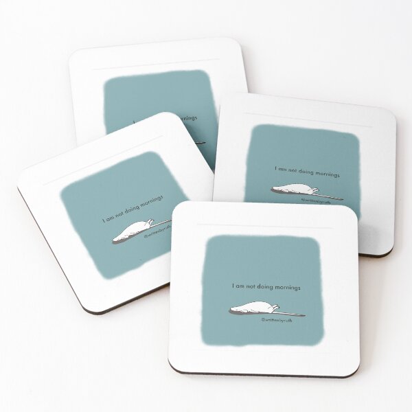 Item preview, I’m not doing mornings designed and sold by noodlesdesigner.