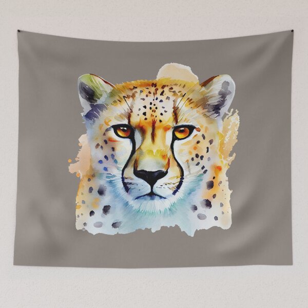 Item preview, Cheetah Art, Watercolor Painting designed and sold by KOTOdesign.
