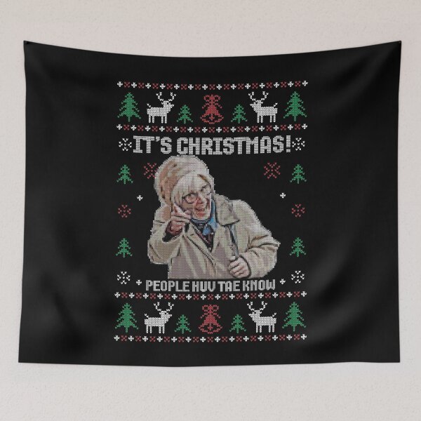 Item preview, Still Game Christmas Isa It's Christmas People Huv Tae Know designed and sold by boxoflyrics.