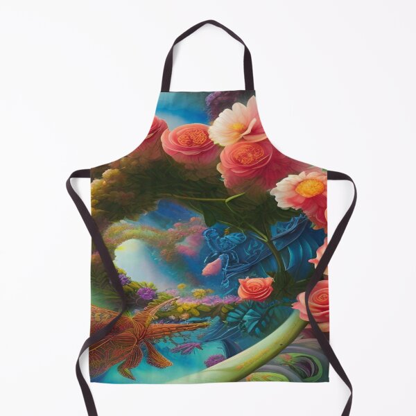 Item preview, Abstraction illustrative rosery Colorful hippie style Splash Flowers Imagination of dream 桜 world art bloomcore designed and sold by ValleyDream.