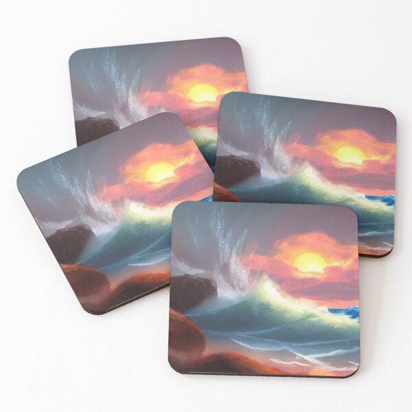 Item preview, Ocean Waves Painting Series - Painting 5 -Throw Pillows and Prints.  designed and sold by ScatterHub.