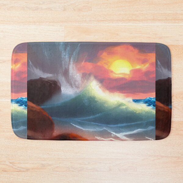 Item preview, Ocean Waves Painting Series - Painting 5 -Throw Pillows and Prints.  designed and sold by ScatterHub.