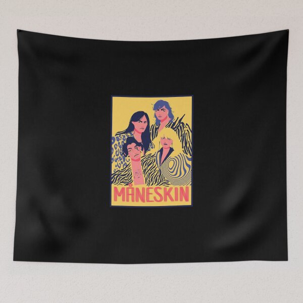 Item preview, Maneskin Illustration Zipped Hoodie designed and sold by tyalabenzyu.