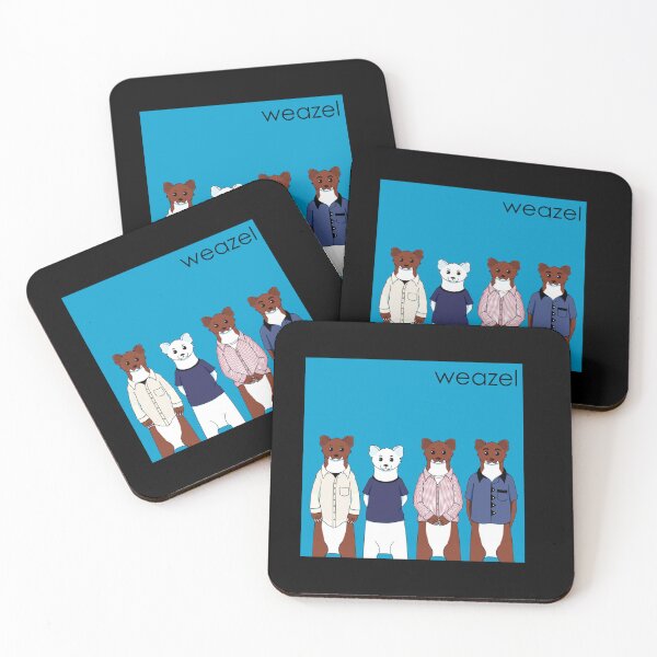Item preview, Weasel Blue Album Sticker designed and sold by boldatrobecp.
