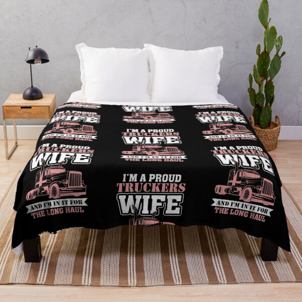Item preview, I am proud truckers wife and i am in it for the long haul designed and sold by FanityPrints.