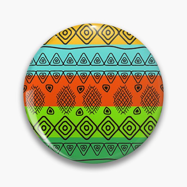Aperçu de l'œuvre Motif mexicain coloré créée et vendue par PatternMama.