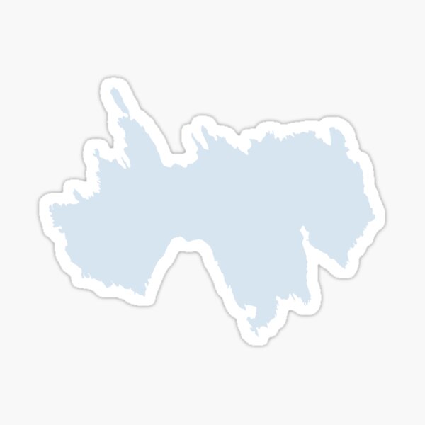 "Muck Pale Blue" Sticker for Sale by isleheid Redbubble