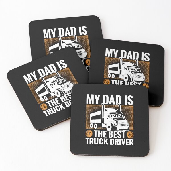 Item preview, My dad is the best truck driver designed and sold by FanityPrints.