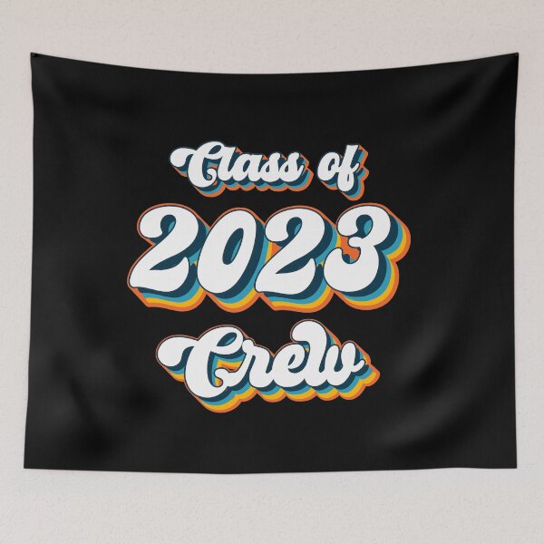 Item preview, Class of 2023 Crew Retro graduation School designed and sold by PilaStudio.