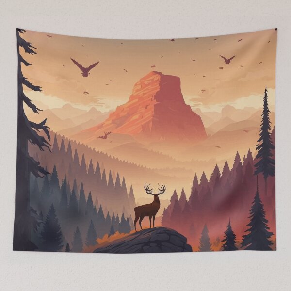 Item preview, paisaje de montañas designed and sold by NeroKanji.