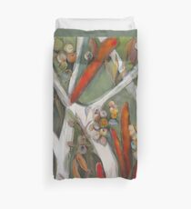 Aussie ghost gums Duvet Cover
