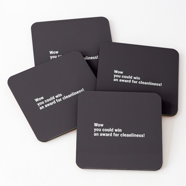 Item preview, Wow, you could win an award for cleanliness! designed and sold by awanos.