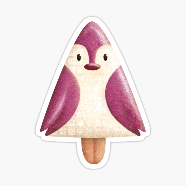 Penguin Popsicle Sticker